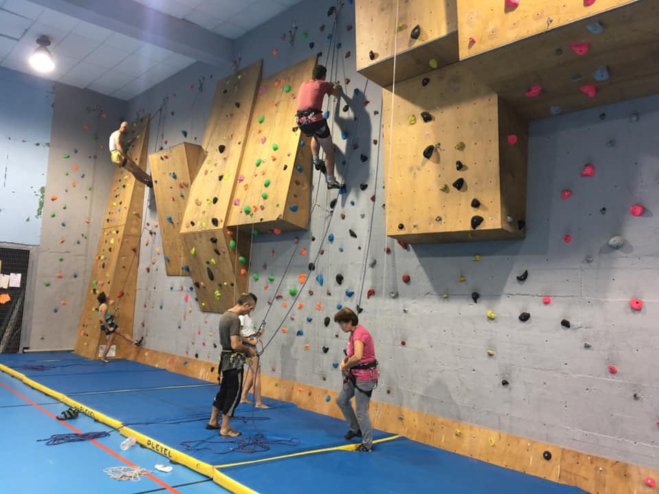 Nouveau mur d’escalade
